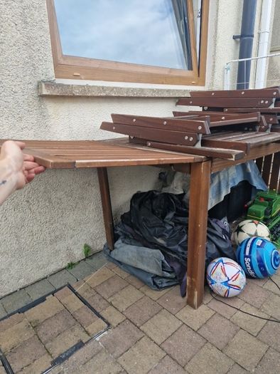 ikea Nammaro garden furnitures chairs and table