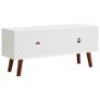 TV Cabinet 110x35x50 cm Solid Acacia Wood and MDF Image 5