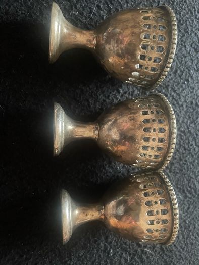 Antique egg cup and stand