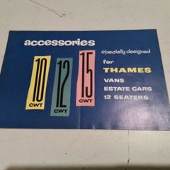 Ford Thames Vans Brochure.