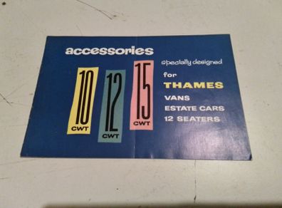 Ford Thames Vans Brochure.