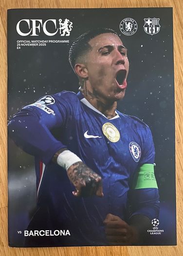 2025 Chelsea v Barcelona - UEFA Champions League Programme
