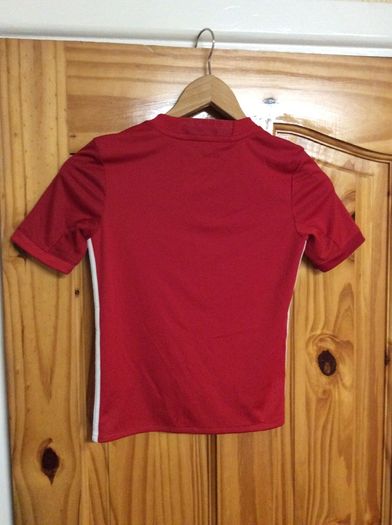 Manchester United FC. Official Adidas Kids Boys Girls Home Jersey Age 7-8 Years. Collect In Dublin Or Receive Via Post.