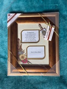 Naturally Irish  Engagement Flowers & Verse & Photo  Frame