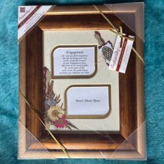 Naturally Irish  Engagement Flowers & Verse & Photo  Frame