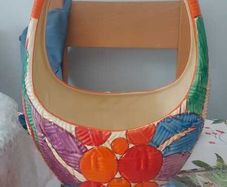 Clarice cliff melons pattern basket