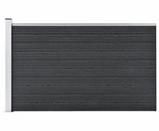Garden Fence WPC 180x105 cm Grey