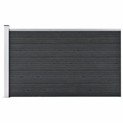 Garden Fence WPC 180x105 cm Grey