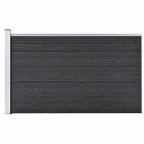 Garden Fence WPC 180x105 cm Grey