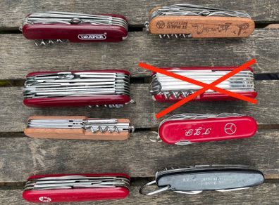 7 Swiss Army Style Penknives