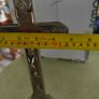 Rare find Crucifix of Lourdes, Art Deco period from the 1920s Materials: Metal Image 5