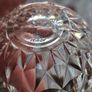 Vintage Crystal Cut Glass Apple, Italian shaped Trinket Box, Postage Available Image 3