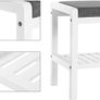Bamboo Shoe Cabinet with Seat Cushion Image 2
