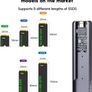 USB NVMe SSD Drive Enclosure Support RTL9210B 10Gbps Aluminum Alloy Case For 2230, 2280, 22110 Image 2