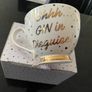 Yvonne Ellen Gin  tea pot and gold edition Leonardo collection gin cup Image 2