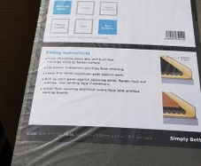 QA FineFloor Techni-Board Floor Underlay, 5mm thick, 56.4 sqm (607 sq ft) coverage, BRAND NEW