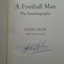 Signed Copy - John Giles A Football Man Autobiography Image 2