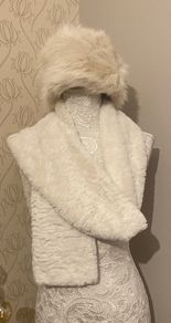 Hat and stole/scarf Marks and Spencer's