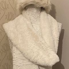 Hat and stole/scarf Marks and Spencer's