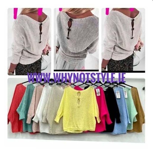 Sweater with buttons