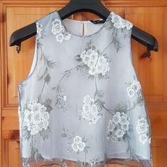 Zara crop top (UK 8) New with tags