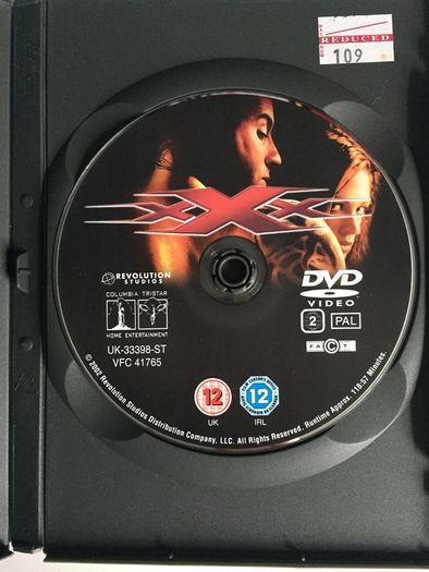 xXx [2002] Vin Diesel, Asia Argento & Samuel L Jackson [Movie DVD]