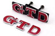3D GTD GTID grill Golf MKIV car sticker Golf MKV car logo Golf MKVII car emblem Polo 9N2 Polo N3 badge