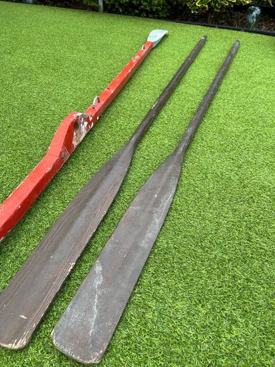 vintage boat's rudder