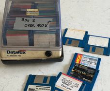 Box 8 with old Amiga discs