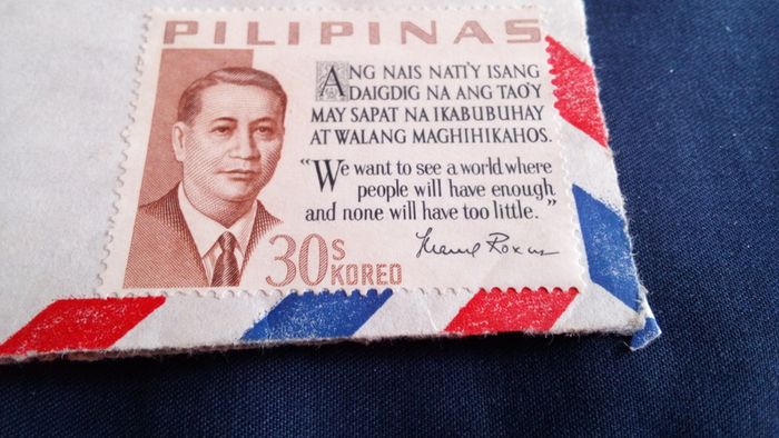 Pilipinas Stamps. President Roxas. 1964.