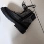 River Island Black/Diamond Patterned Ankle l Boots.  S.39-6. Image 6