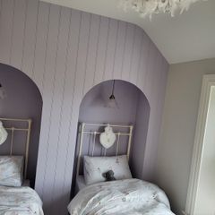 Pair of Original Bed Company Edwardian Iron Beds