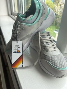 New Ellesse grey and mint green trainers size 5 RRP E84