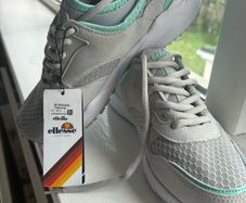 New Ellesse grey and mint green trainers size 5 RRP E84