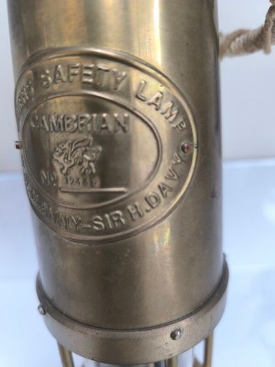 Davy miners lamp