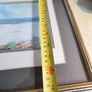 Signed watercooler framed picture seascape of west of ireland. Image 4