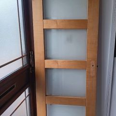 2 Shaker Style Internal Doors with Frosted Glass
