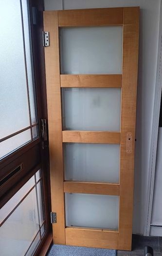 2 Shaker Style Internal Doors with Frosted Glass