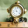 Vintage Brass Black Nautical Diver Helmet Clock -Helmet Quartz Clock Image 9