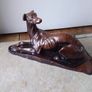 Vintage Sculpture of A Greyhound Image 8