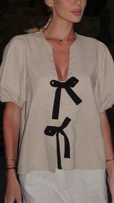 Zara linen blouse