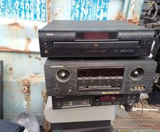 Marant amplifier, DENON 5cd player, Pioneer