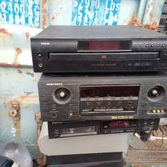 Marant amplifier, DENON 5cd player, Pioneer