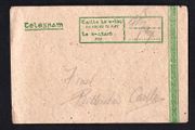 1943 Ireland 13th July Thurles (Durlas Eile handstamp on Telegram), Co. Tipperary Telegram Envelope and Contents