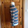 Gallery Blue Multi Glitter Sparkle Jumper  M 12/14 includes postage Image 4