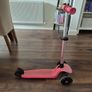 Scooter - iSporter Mini - 3 Wheel Scooter - Pink - RGB Wheels Image 9