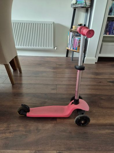 Scooter - iSporter Mini - 3 Wheel Scooter - Pink - RGB Wheels