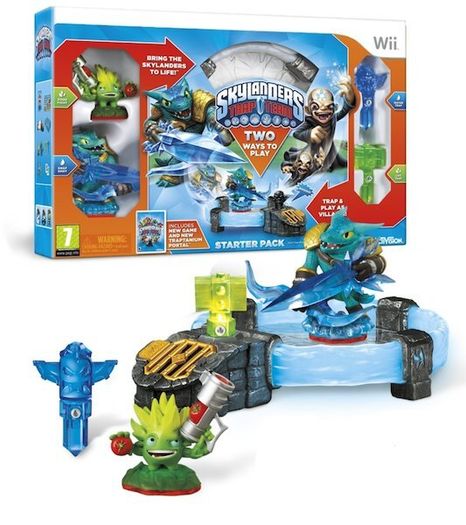 Skylanders Trap Team starter pack for Nintendo Wii console - game disc + portal + 2 characters + 2 traps