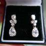 Vintage Sterling Silver 925 Earrings Image 5