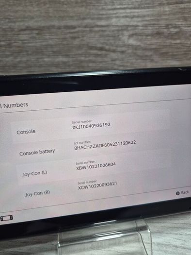 Nintendo Switch V2 32GB Handheld Console With Mix Joy-Cons - Excellent Condition